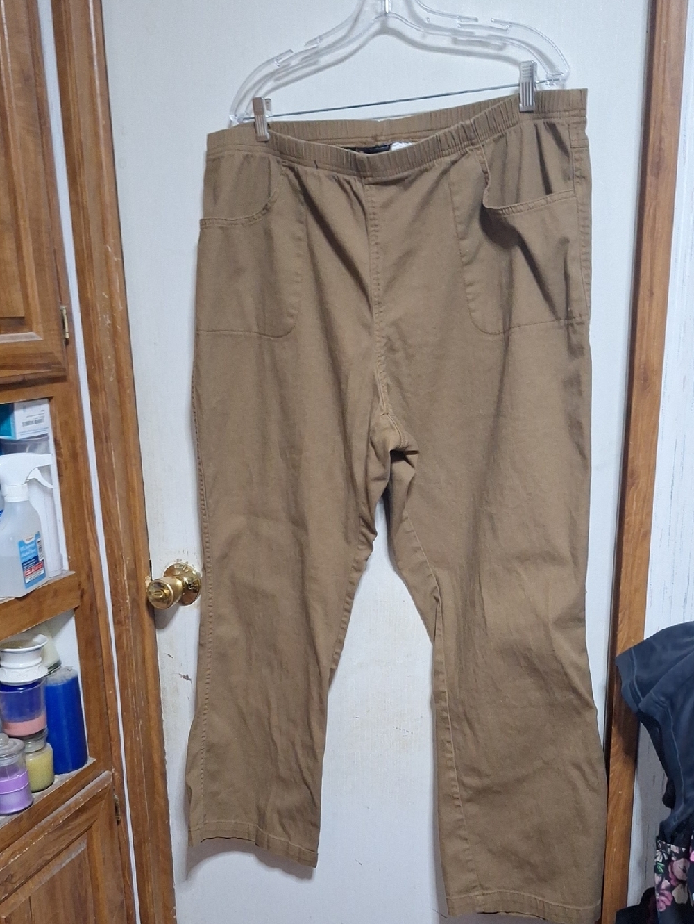 Just My Size Women's Boot Cut Jeans in Tan. Size 22-24 Womens Plus Size.